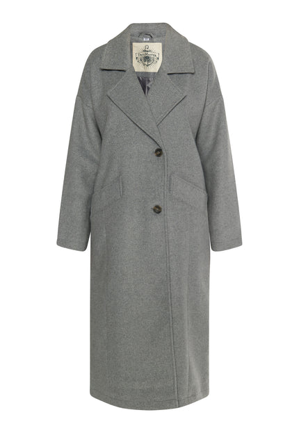 Dreimaster vintage Women's Transitional Coat Made Of Wool Blend