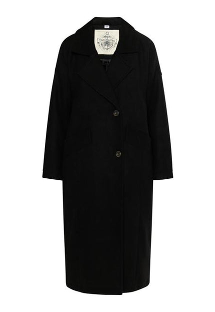 Dreimaster vintage Women's Transitional Coat Made Of Wool Blend