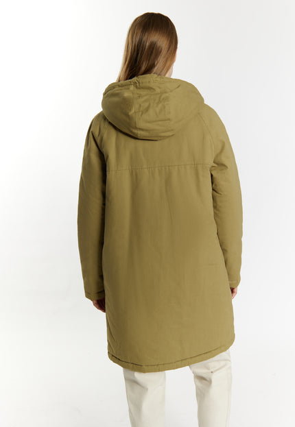 Damska zimowa parka Dreimaster w stylu vintage