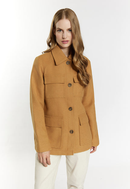 Dreimaster vintage Women's Transitional Jacket Made From A Wool Blend