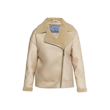 Dreimaster vintage Women's Transition Jacket Made Of Imitation Fur