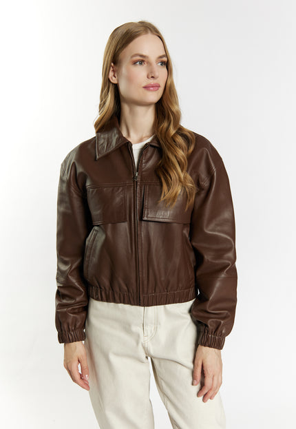 Dreimaster vintage Women's Leather Blouson