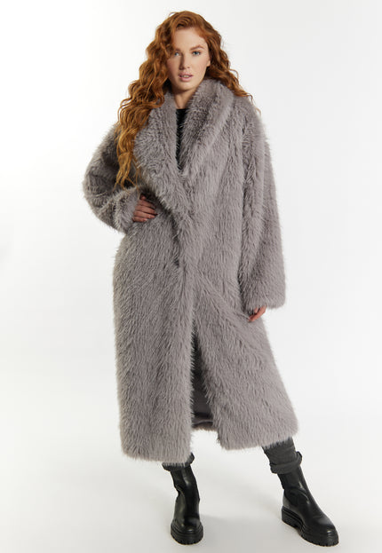 DreiMaster Vintage Women's Faux Fur Coat