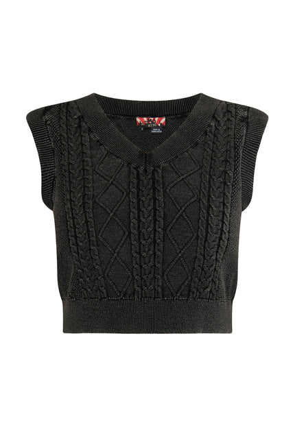 Mymo rocks Women's Knitted Sweater Vest