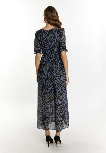 Faina Women's Zebra Print Maxi Dress