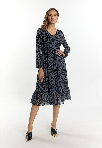 Faina Women's Zebra Print Dress