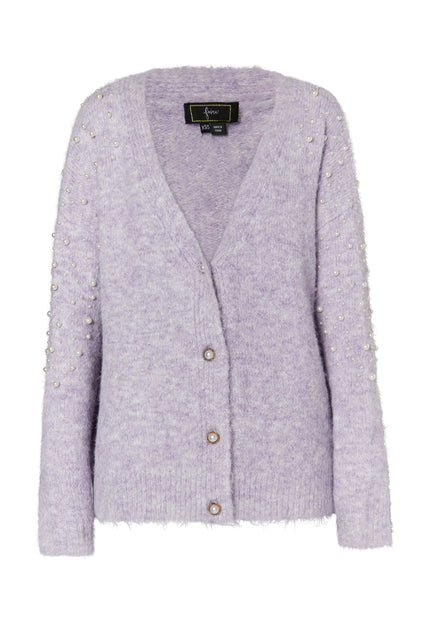 Faina Women's Cardigan With Pearls