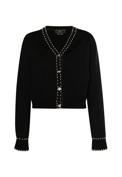 Faina Women's Cardigan With Pearls