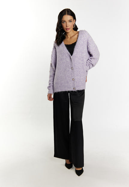 Faina Women's Cardigan With Pearls