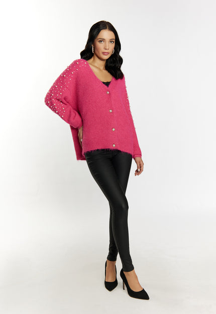 Faina Women's Cardigan With Pearls