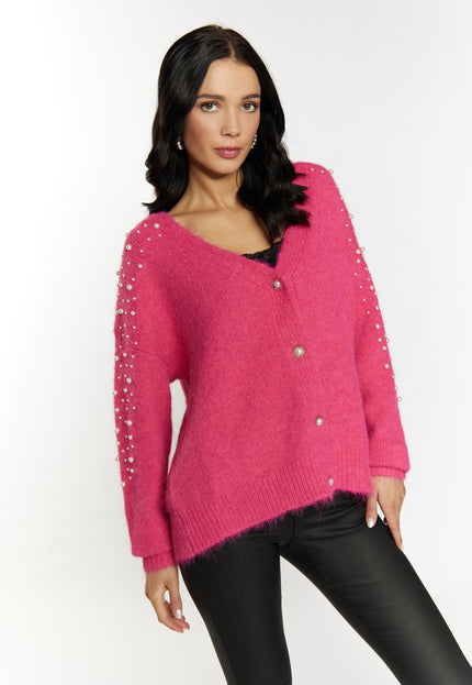 Faina Women's Cardigan With Pearls