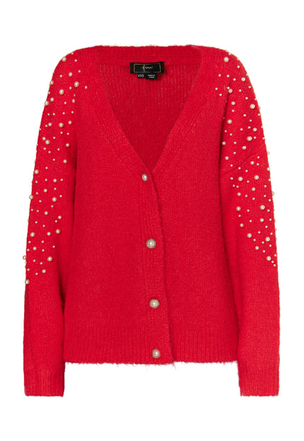 Faina Women's Cardigan With Pearls