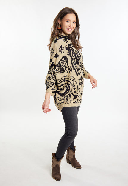 Usha festival Women's Poncho Sweater