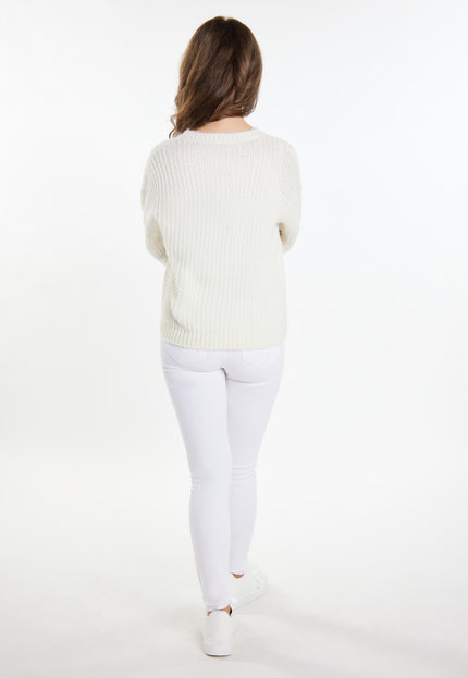 Usha white label Women's Knitted Sweater