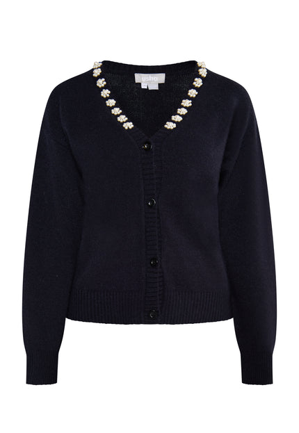 Usha Women's Cardigan With Pearls