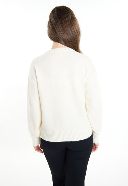 Usha Women's Cardigan With Pearls