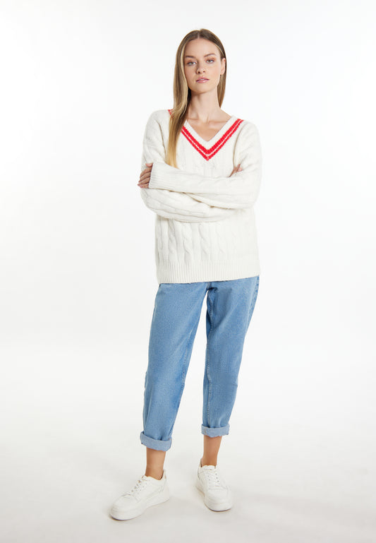 DreiMaster Maritim Women's Knitted Sweater + Shopping Bag Set