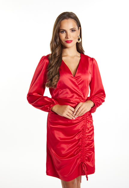 Faina Women's Satin Mini Dress