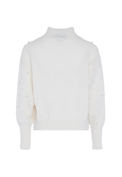 Faina Women's Sweater With Pearls