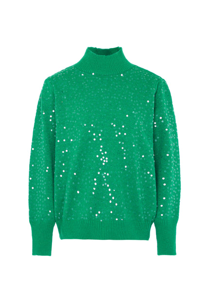 Faina Women's Knitted Sweater With Sequins