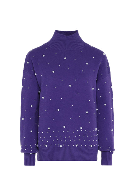 Faina Women's Sweater With Pearls