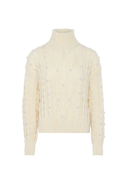 Faina Women's Sweater With Pearls