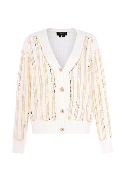 Faina Women's Cardigan With Sequins