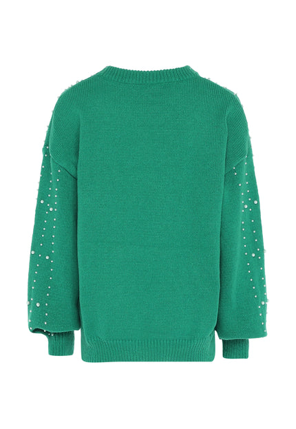 Faina Women's Sweater With Pearls