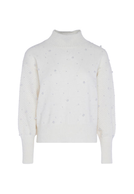 Faina Women's Sweater With Pearls