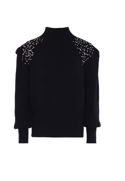 Faina Women's Sweater With Pearls