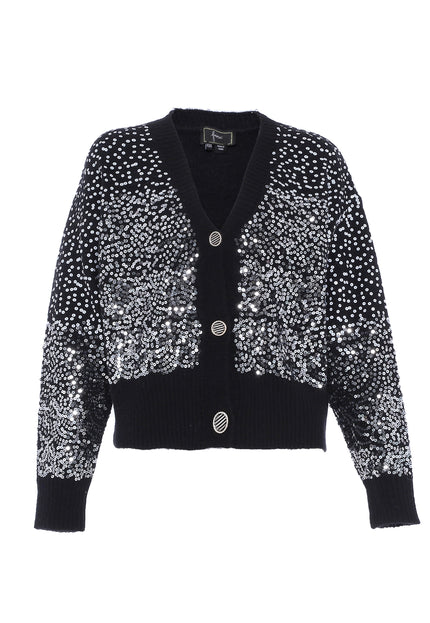 Faina Women's Cardigan With Sequins