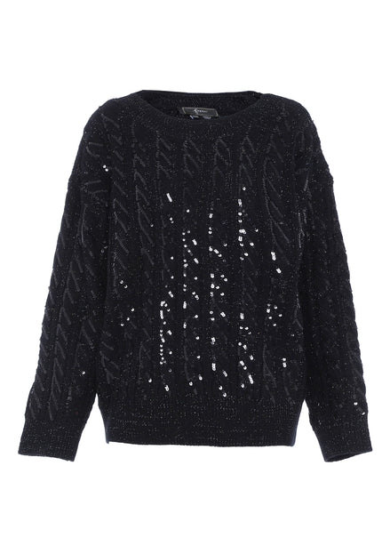 Faina Women's Knitted Sweater With Sequins