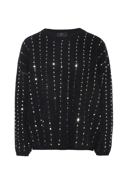 Faina Women's Knitted Sweater With Sequins