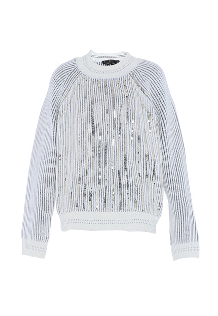 Faina Women's Knitted Sweater With Sequins