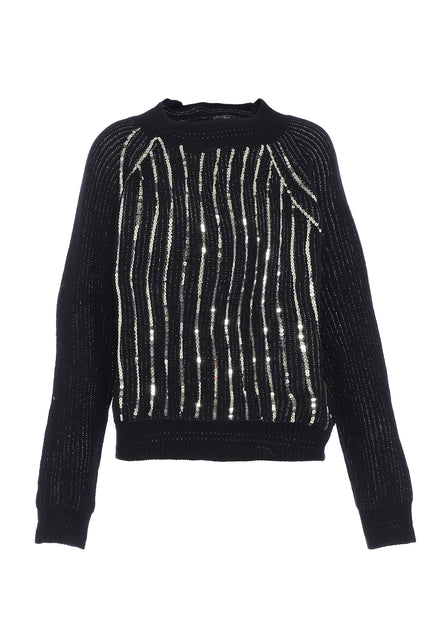 Faina Women's Knitted Sweater With Sequins