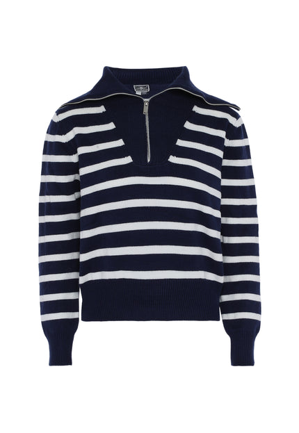 Dreimaster maritim Women's Sweater With Stripes