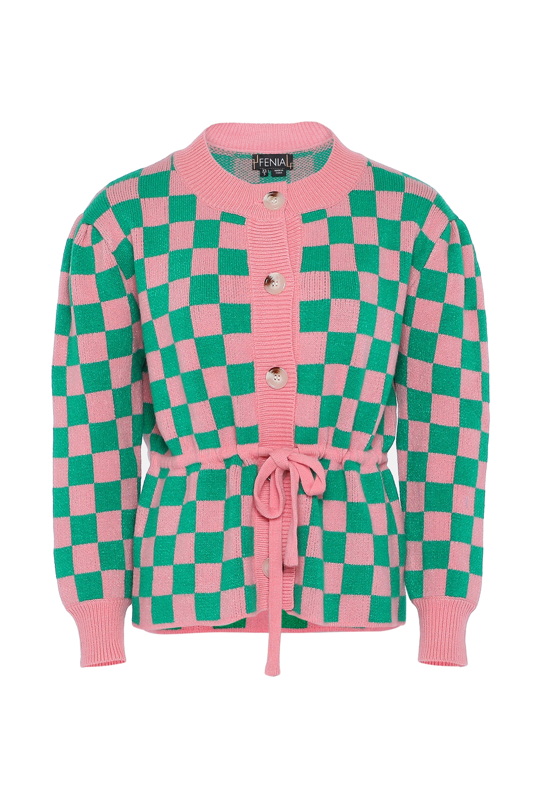 Green Pink Checked