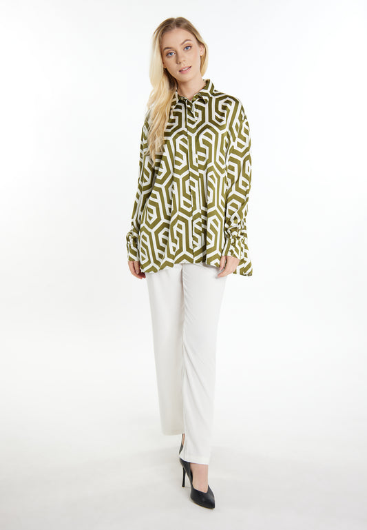 DreiMaster Klassik Women's Shirt Blouse + Shopping Bag Set