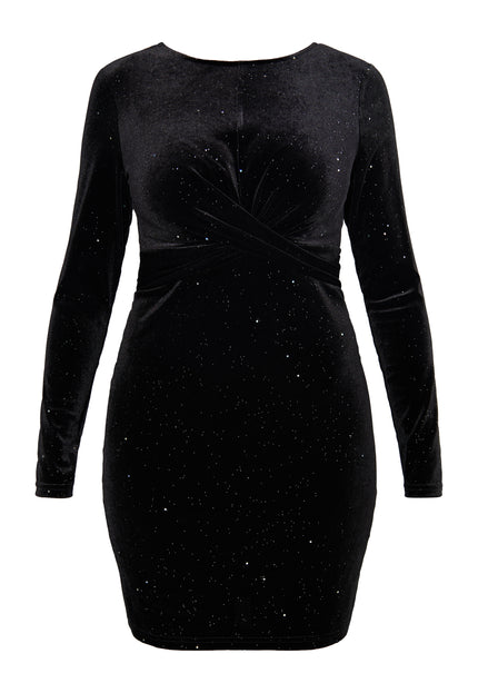 Faina Women's Glittering Velvet Dress