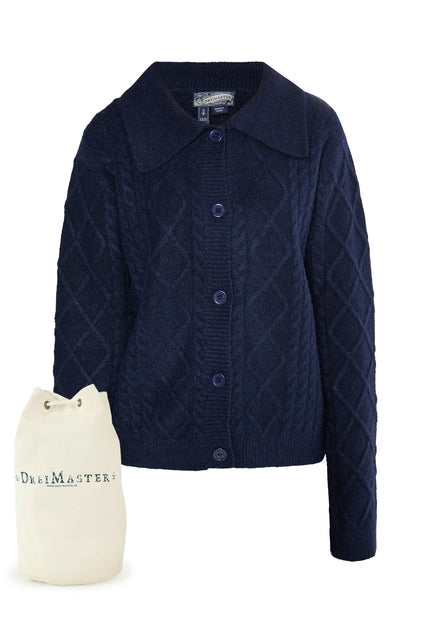 Dreimaster vintage Women's Cardigan + Shopping Bag - Set