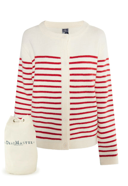 Dreimaster maritim Women's Cardigan + Shopping Bag - Set