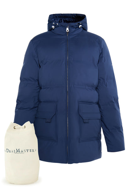 Dreimaster maritim Men's Parka + Shopping Bag - Set