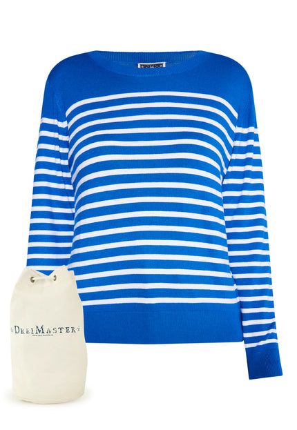 Dreimaster maritim Women's Knitted Sweater + Shopping Bag - Set