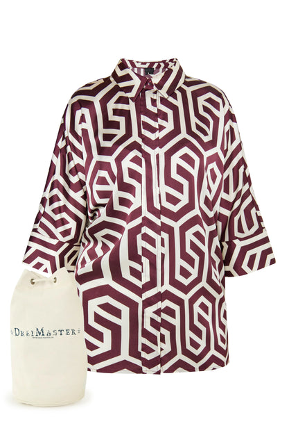 Dreimaster klassik Women's Shirt Blouse + Shopping Bag - Set