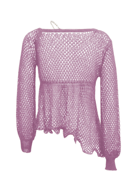 Swirly Women's Knitted Sweater