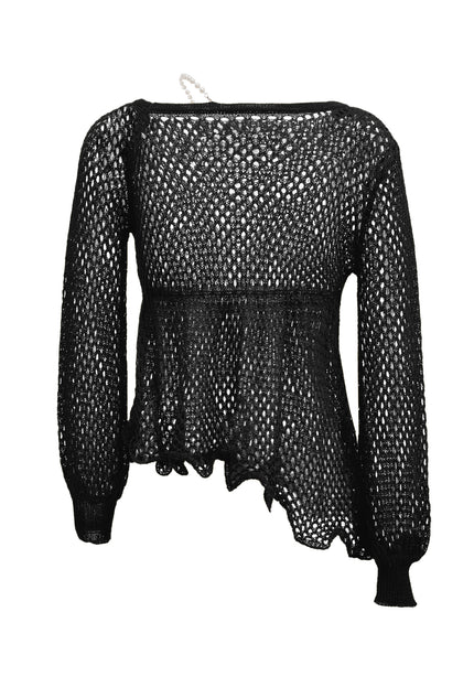 Swirly Women's Knitted Sweater