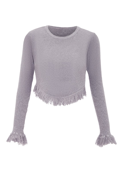 Swirly Women's Knitted Sweater