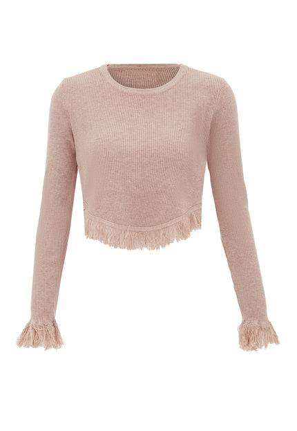 Swirly Women's Knitted Sweater