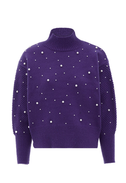 Faina Women's Sweater With Pearls