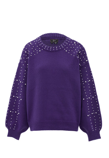 Faina Women's Sweater With Pearls